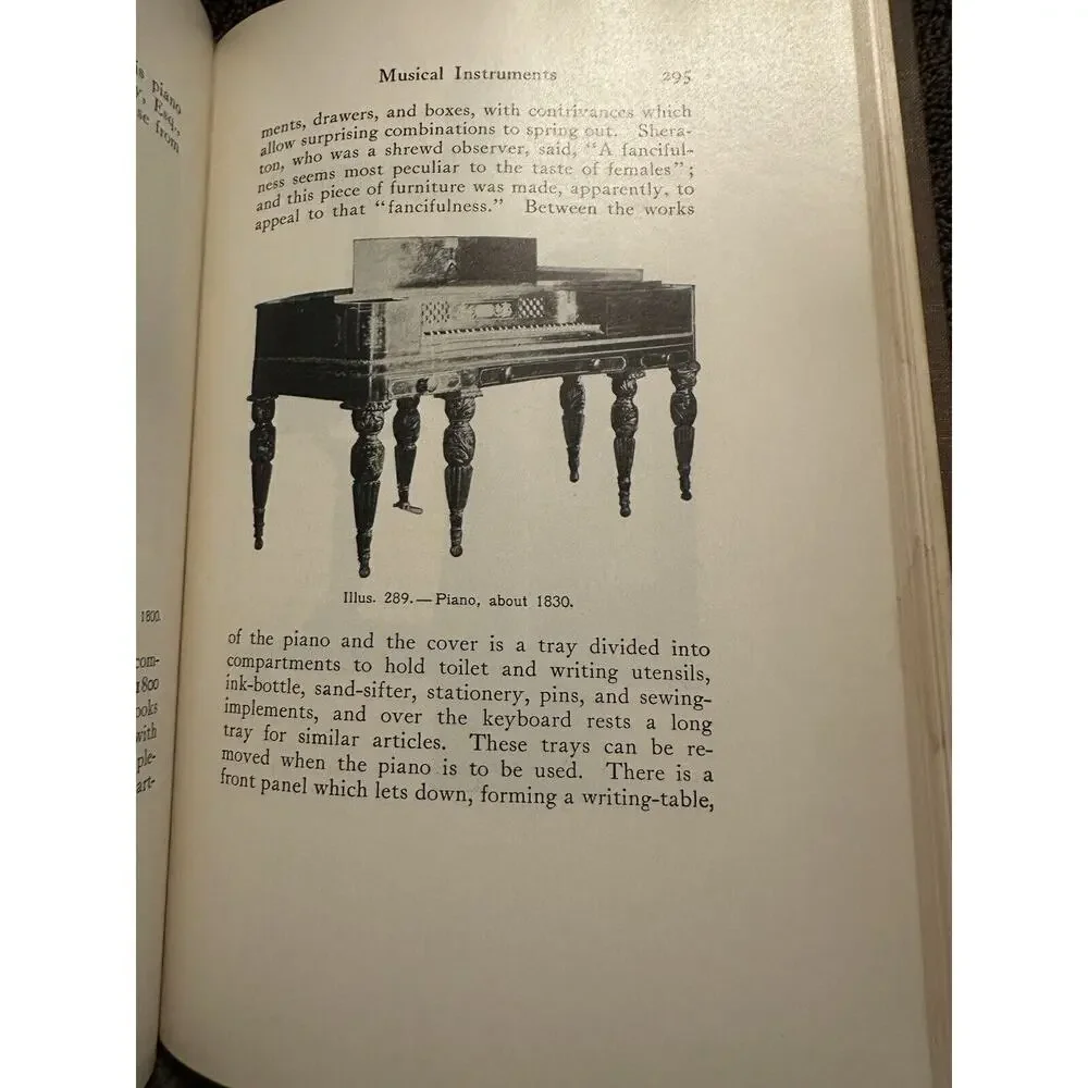 Furniture of the Olden Time Illustrated Furniture Reference New Ed. 1944 Morse‎